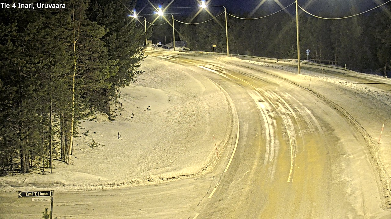 Kelikamerat Kuva Tie 4 Inari, Uruvaara, Inari, Lappi
