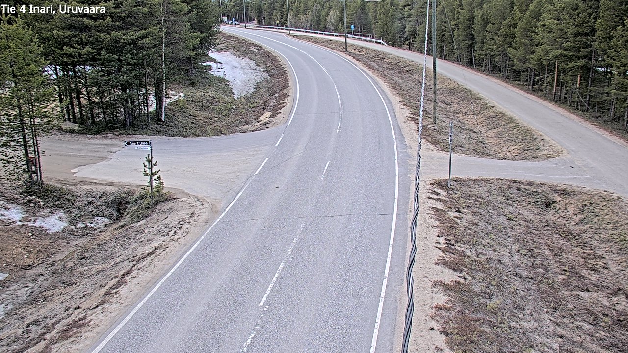 Weather Camera Image Road 4 Inari, Uruvaara, Inari, Lappi