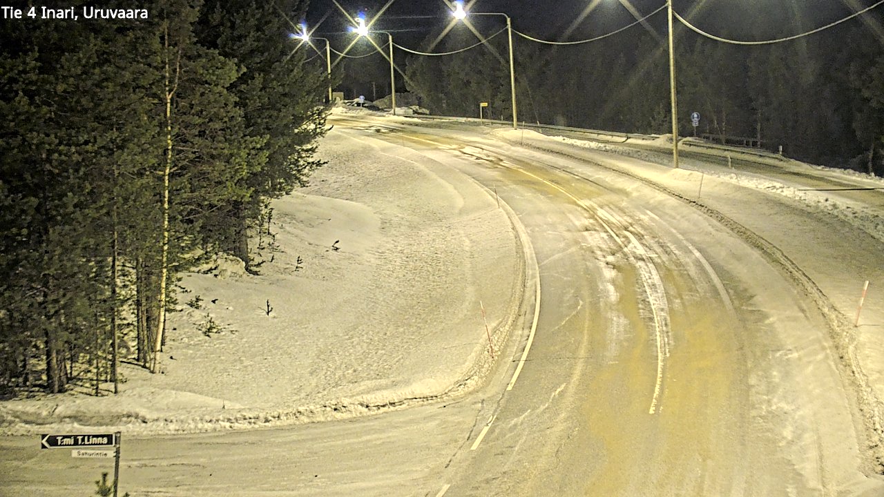 Kelikamerat Kuva Tie 4 Inari, Uruvaara, Inari, Lappi
