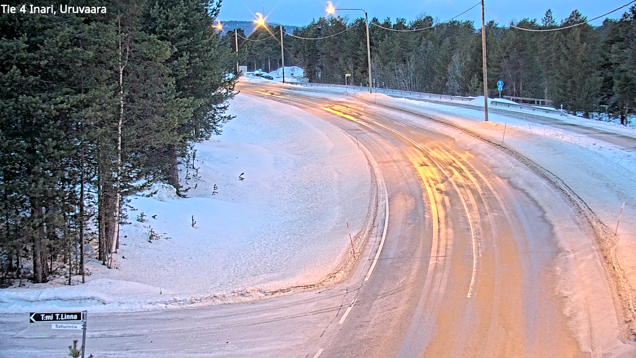 Kelikamerat Kuva Tie 4 Inari, Uruvaara, Inari, Lappi