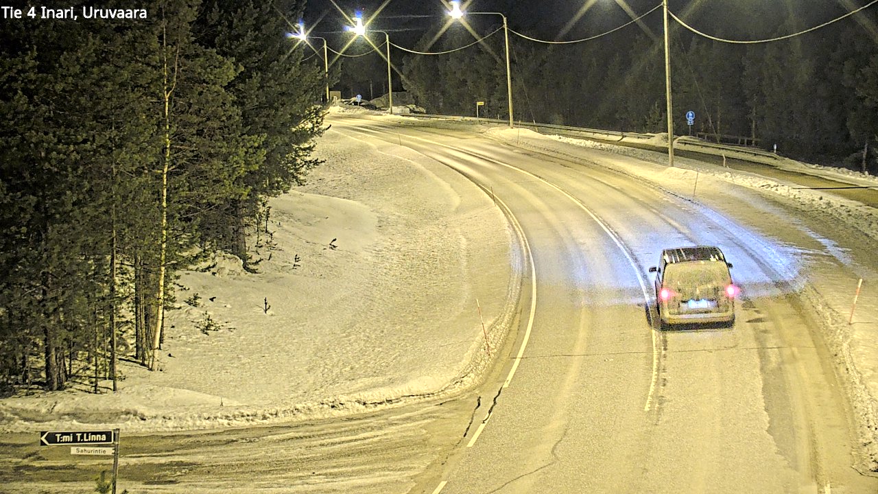 Kelikamerat Kuva Tie 4 Inari, Uruvaara, Inari, Lappi