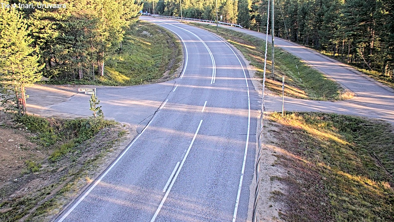 Weather Camera Image Road 4 Inari, Uruvaara, Inari, Lappi