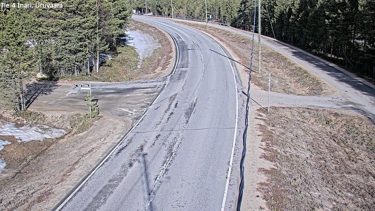 Weather Camera Image Road 4 Inari, Uruvaara, Inari, Lappi