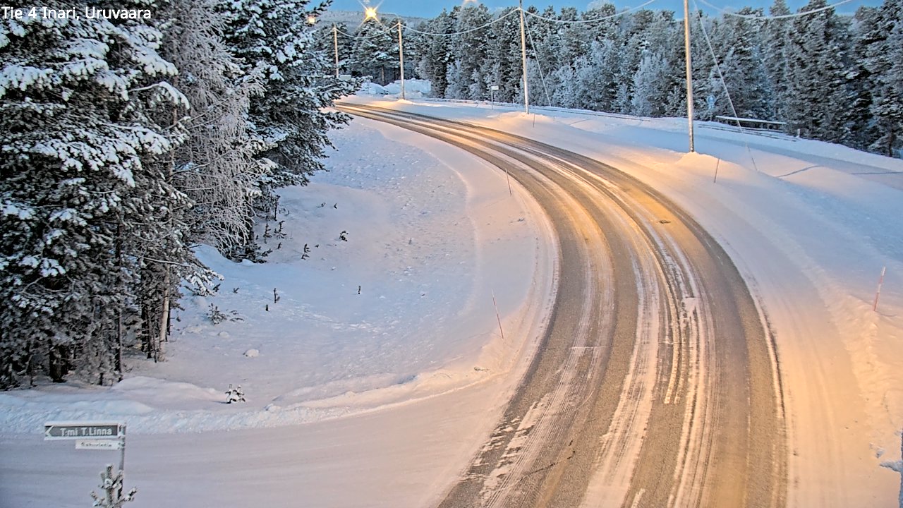 Kelikamerat Kuva Tie 4 Inari, Uruvaara, Inari, Lappi