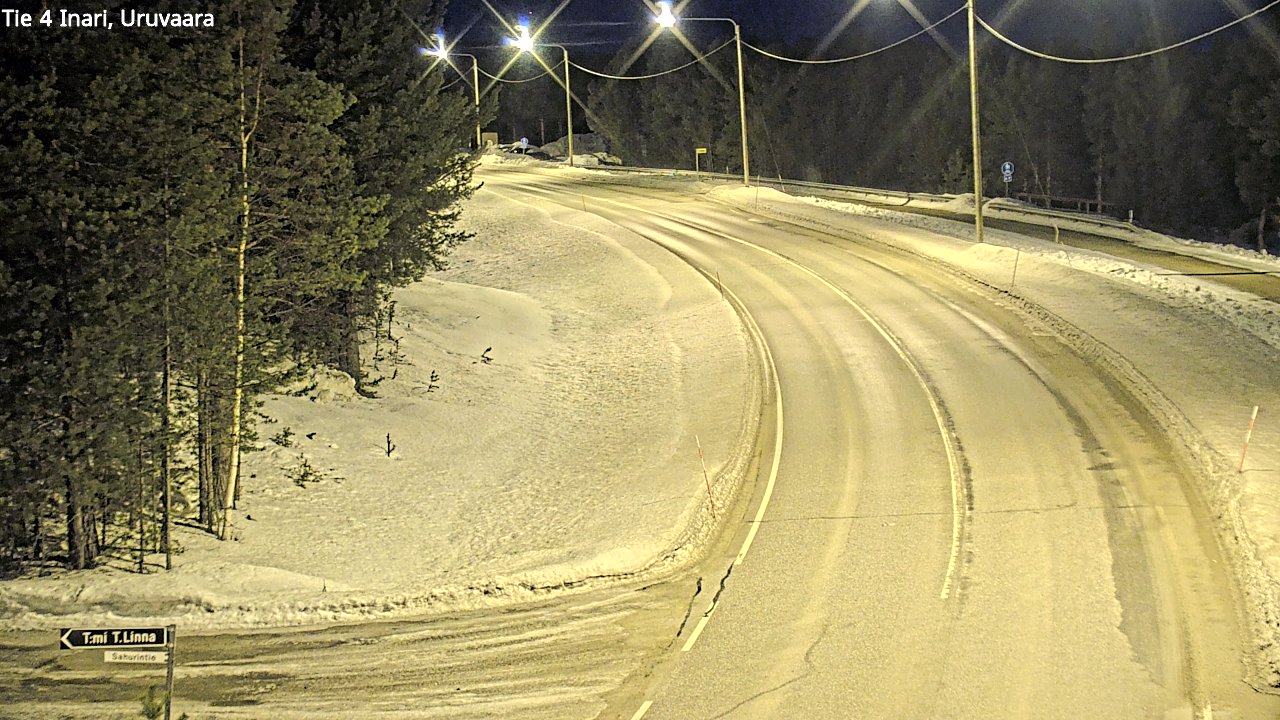 Kelikamerat Kuva Tie 4 Inari, Uruvaara, Inari, Lappi