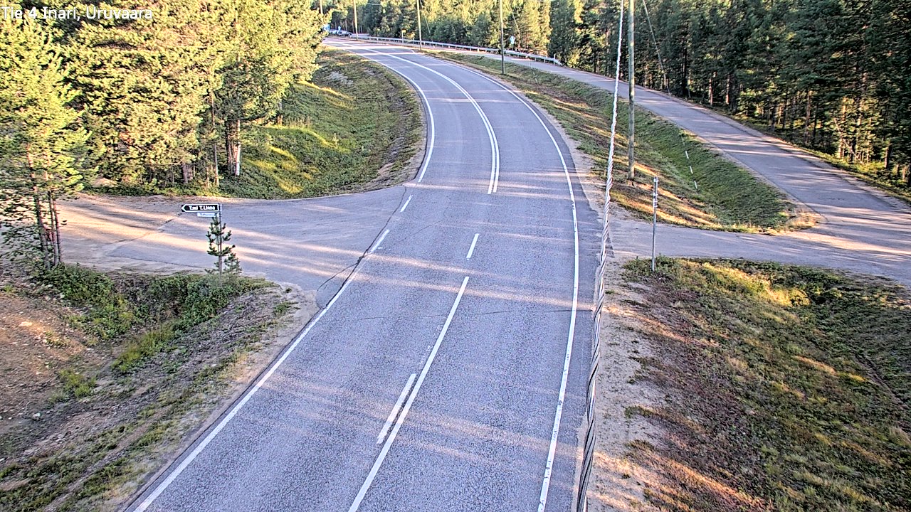 Weather Camera Image Road 4 Inari, Uruvaara, Inari, Lappi