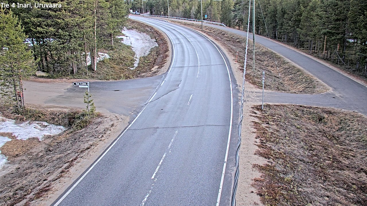 Weather Camera Image Road 4 Inari, Uruvaara, Inari, Lappi