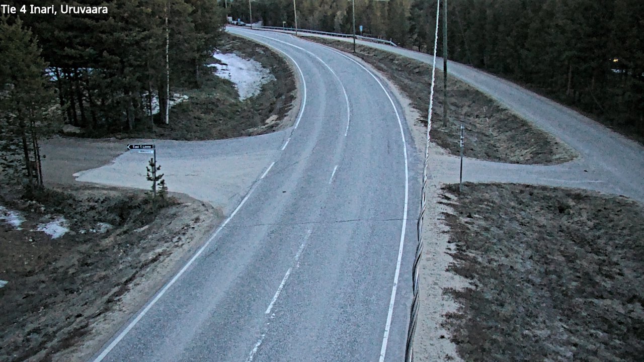 Kelikamerat Kuva Tie 4 Inari, Uruvaara, Inari, Lappi