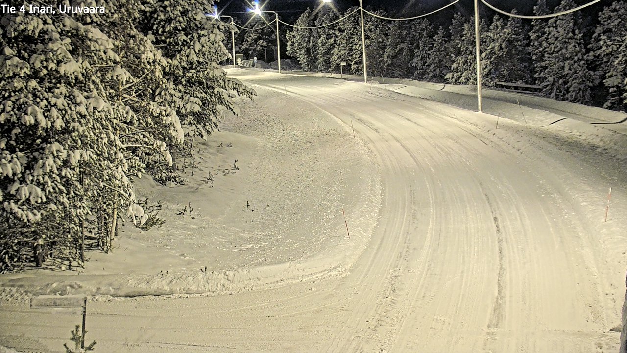 Weather Camera Image Road 4 Inari, Uruvaara, Inari, Lappi