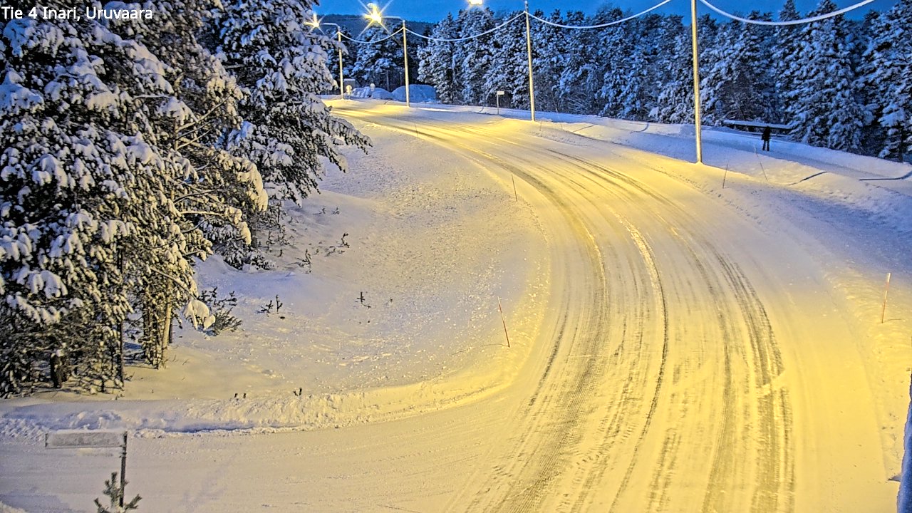 Weather Camera Image Road 4 Inari, Uruvaara, Inari, Lappi