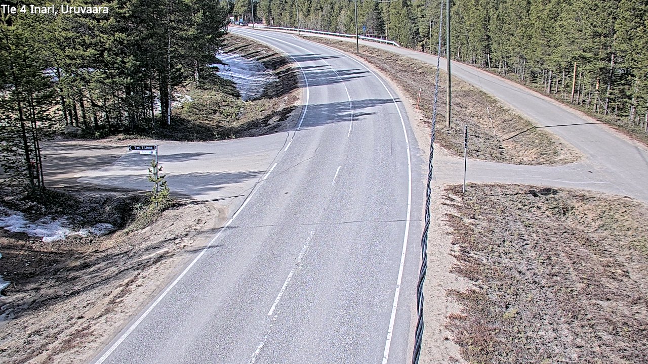 Weather Camera Image Road 4 Inari, Uruvaara, Inari, Lappi