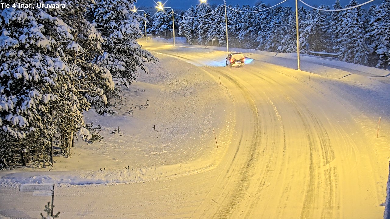 Weather Camera Image Road 4 Inari, Uruvaara, Inari, Lappi