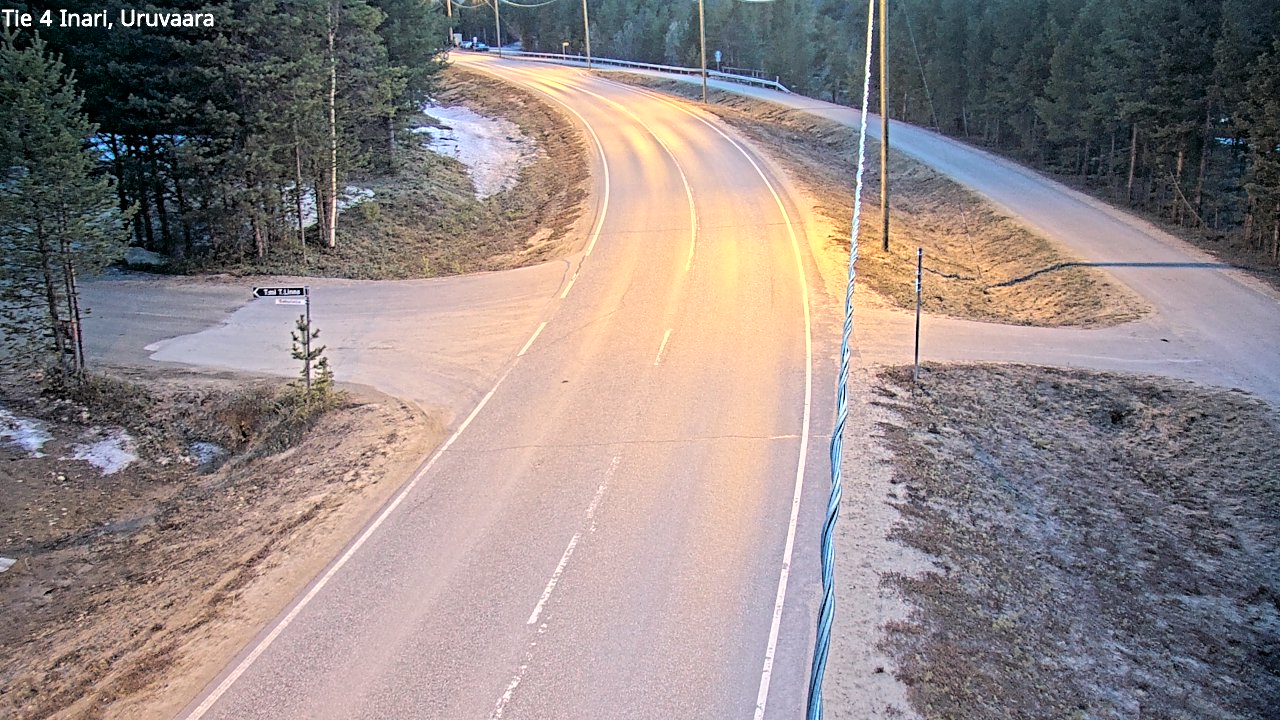 Weather Camera Image Road 4 Inari, Uruvaara, Inari, Lappi