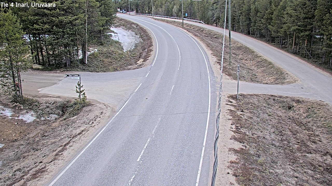 Weather Camera Image Road 4 Inari, Uruvaara, Inari, Lappi