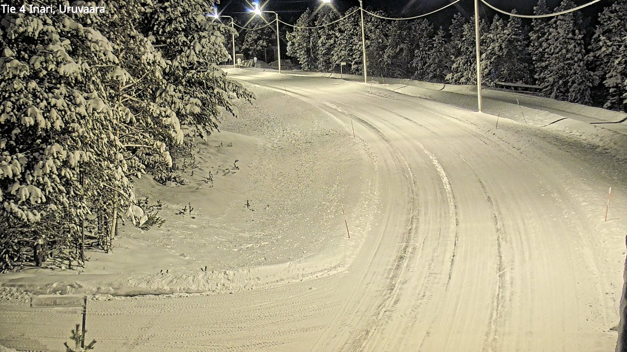 Weather Camera Image Road 4 Inari, Uruvaara, Inari, Lappi