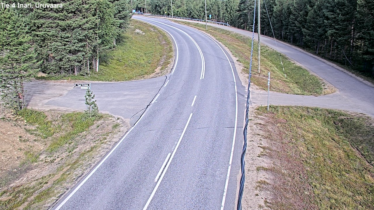 Weather Camera Image Road 4 Inari, Uruvaara, Inari, Lappi