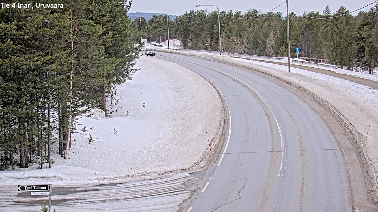Kelikamerat Kuva Tie 4 Inari, Uruvaara, Inari, Lappi