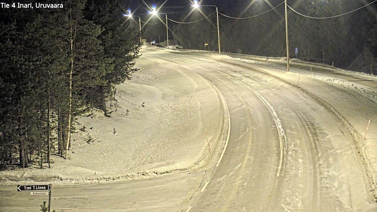 Kelikamerat Kuva Tie 4 Inari, Uruvaara, Inari, Lappi