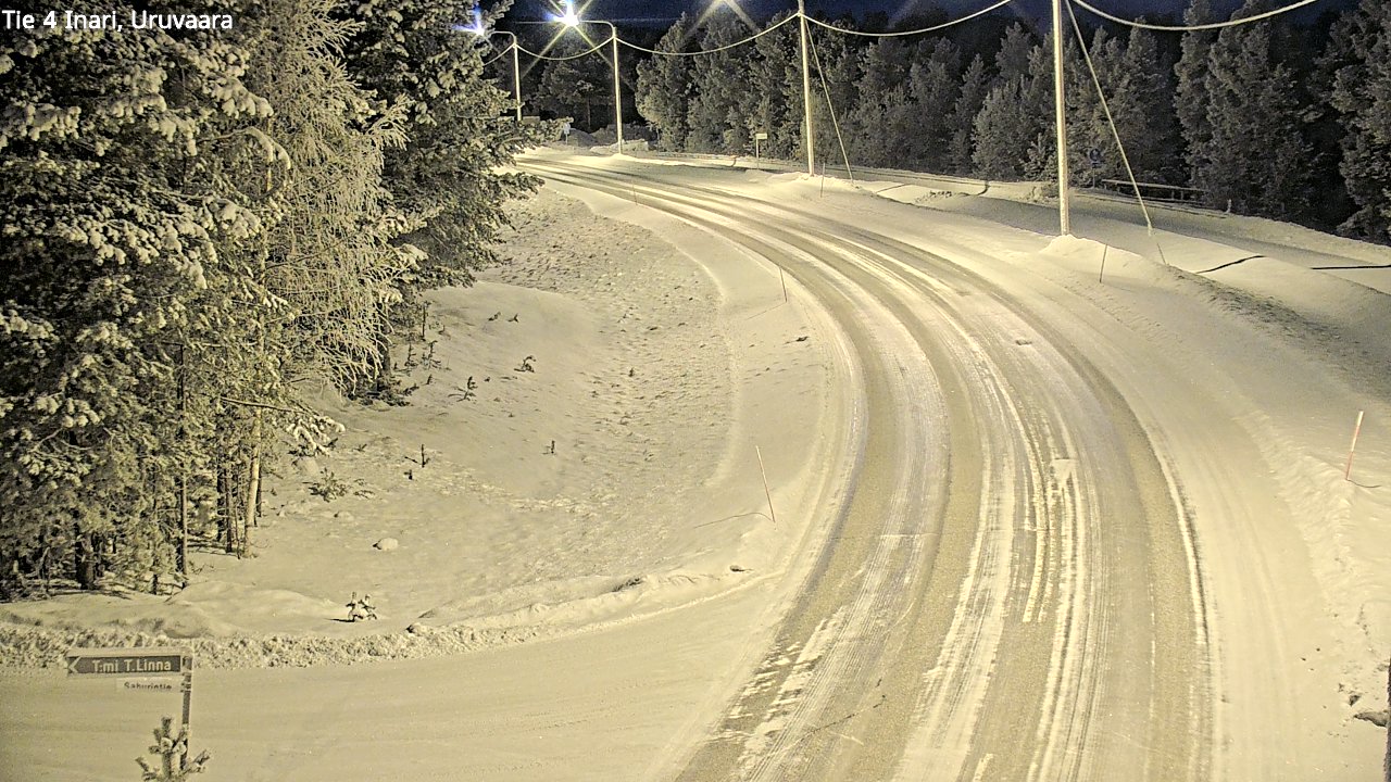 Kelikamerat Kuva Tie 4 Inari, Uruvaara, Inari, Lappi