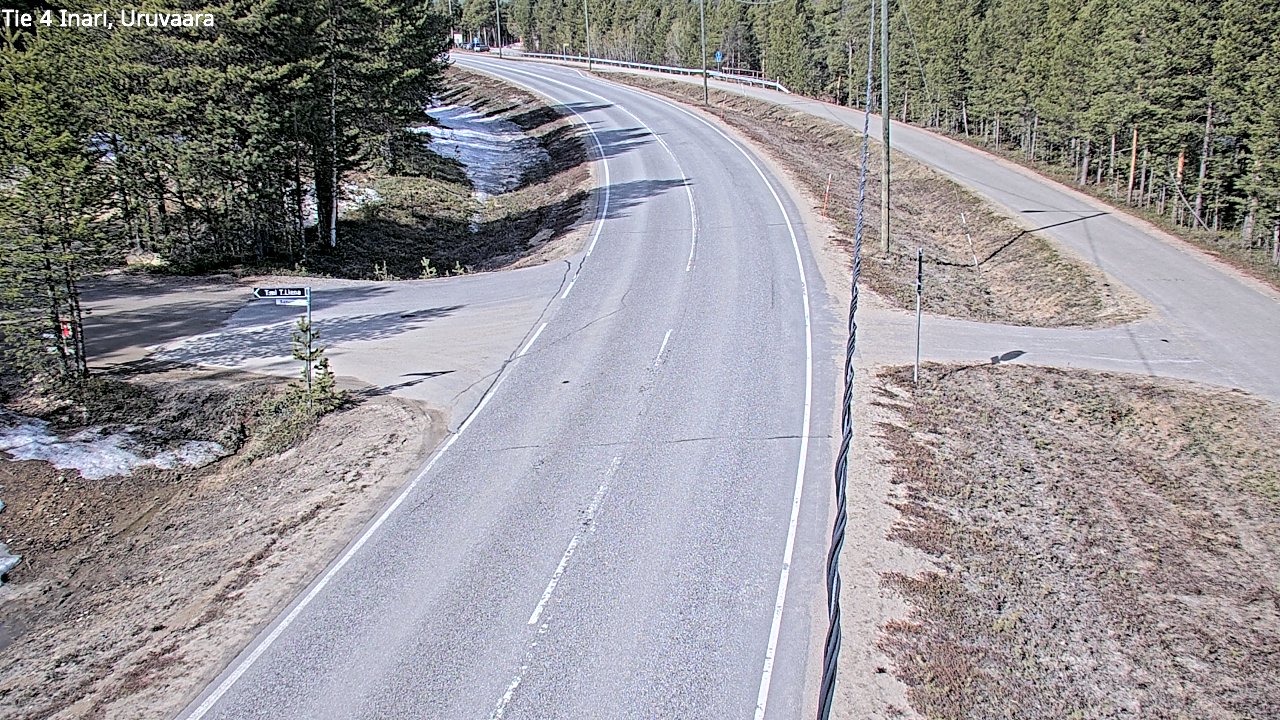 Weather Camera Image Road 4 Inari, Uruvaara, Inari, Lappi