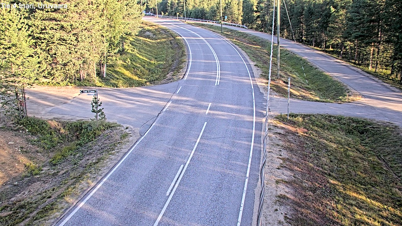 Weather Camera Image Road 4 Inari, Uruvaara, Inari, Lappi