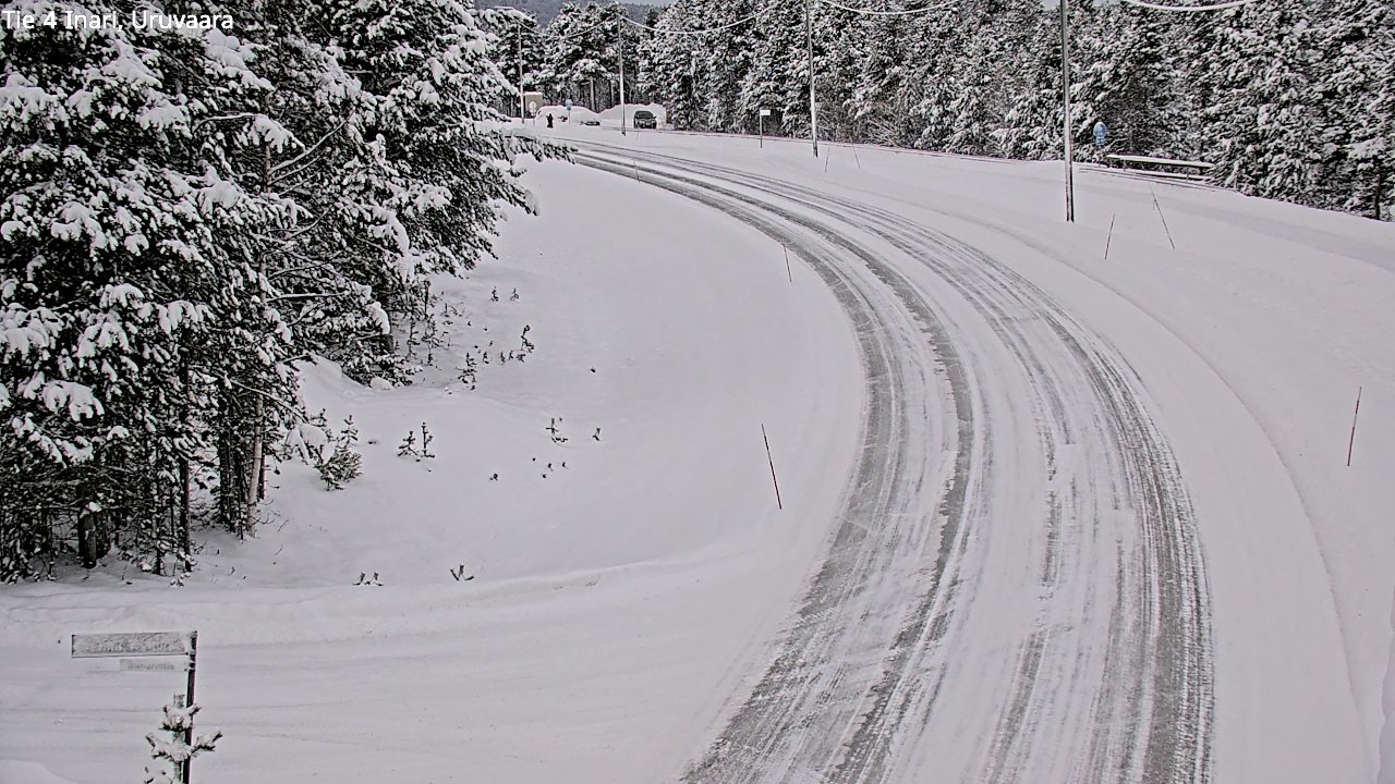 Kelikamerat Kuva Tie 4 Inari, Uruvaara, Inari, Lappi