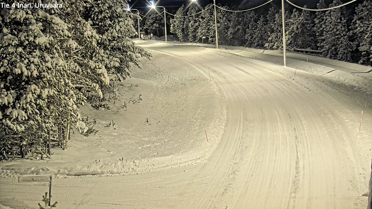 Weather Camera Image Road 4 Inari, Uruvaara, Inari, Lappi