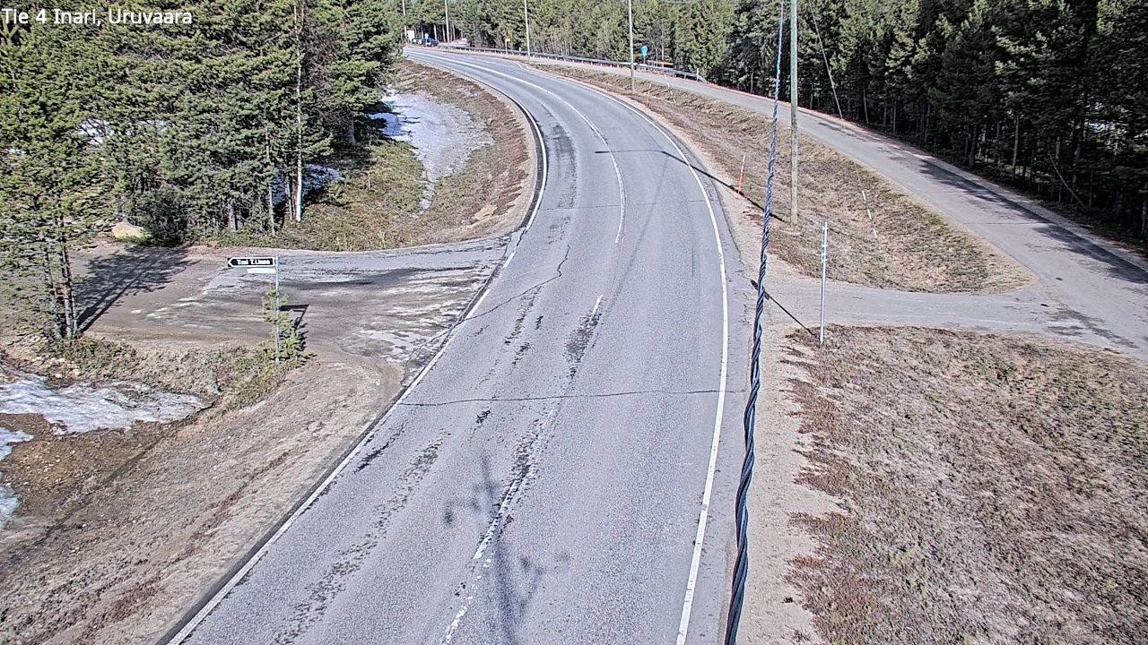 Weather Camera Image Road 4 Inari, Uruvaara, Inari, Lappi