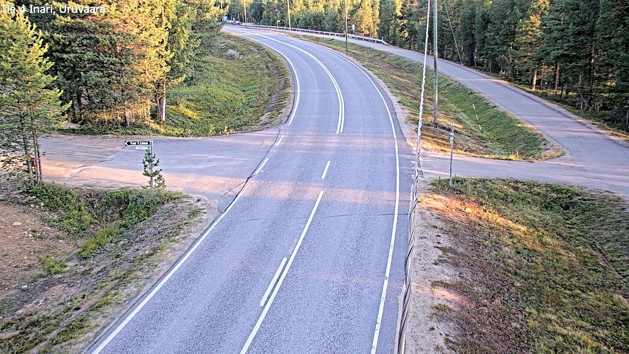 Weather Camera Image Road 4 Inari, Uruvaara, Inari, Lappi