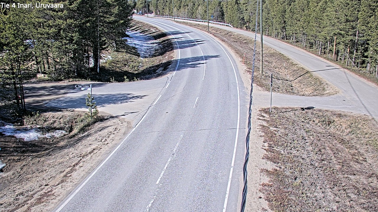 Weather Camera Image Road 4 Inari, Uruvaara, Inari, Lappi