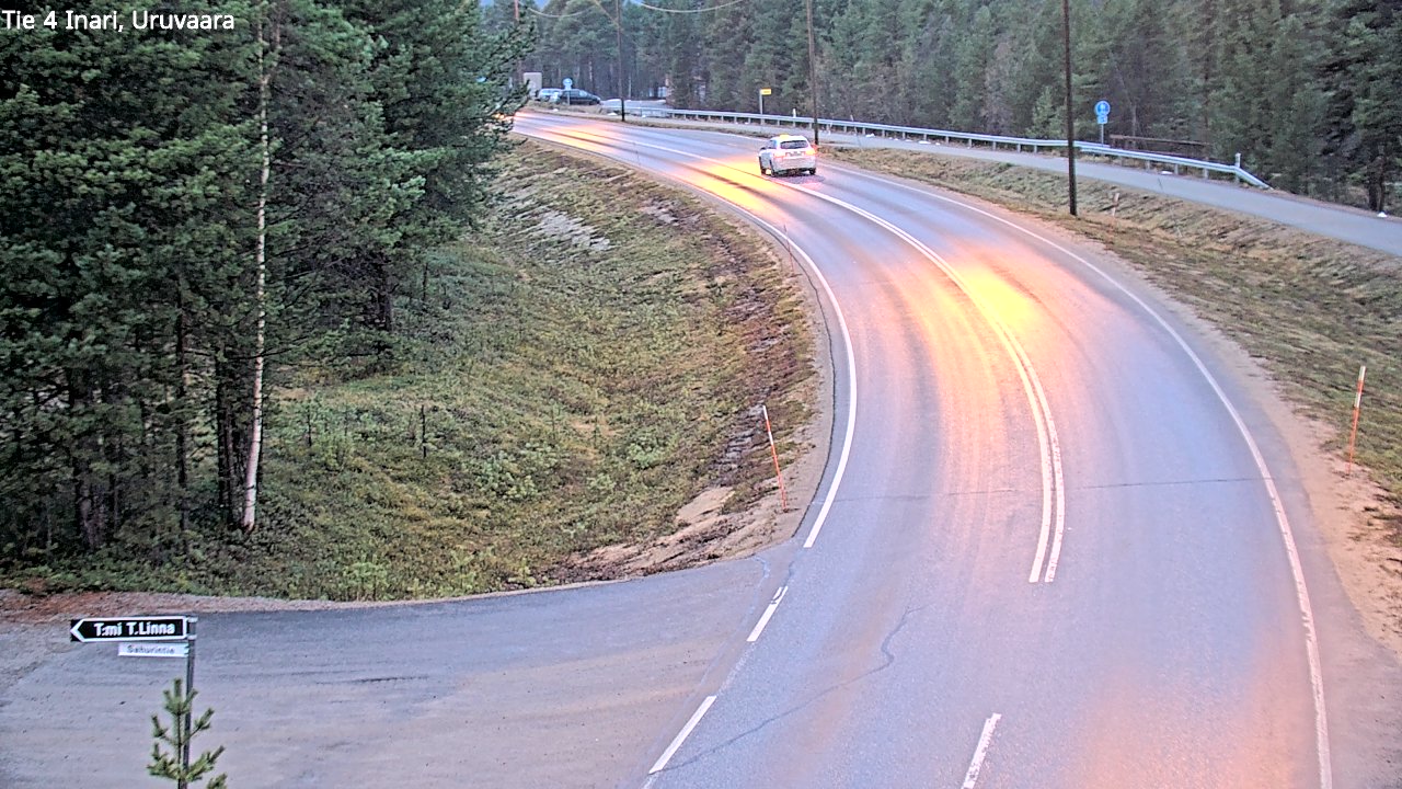 Kelikamerat Kuva Tie 4 Inari, Uruvaara, Inari, Lappi