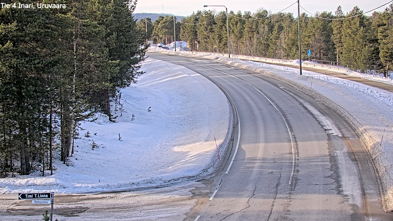 Kelikamerat Kuva Tie 4 Inari, Uruvaara, Inari, Lappi