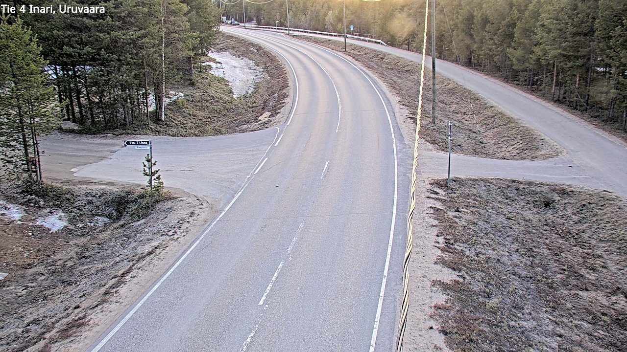 Weather Camera Image Road 4 Inari, Uruvaara, Inari, Lappi