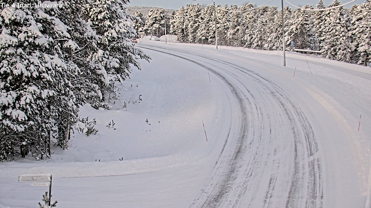 Weather Camera Image Road 4 Inari, Uruvaara, Inari, Lappi
