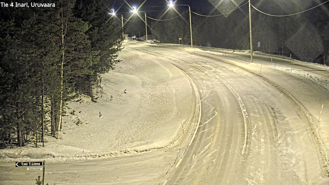 Kelikamerat Kuva Tie 4 Inari, Uruvaara, Inari, Lappi