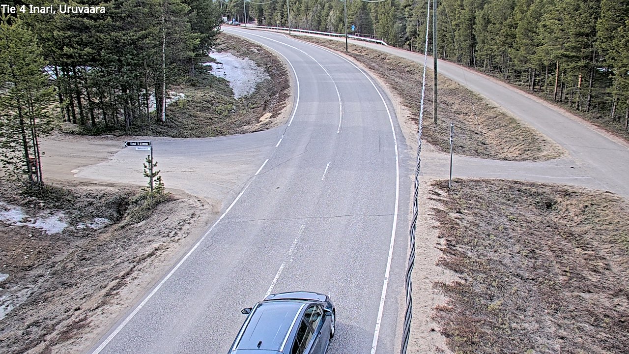 Weather Camera Image Road 4 Inari, Uruvaara, Inari, Lappi