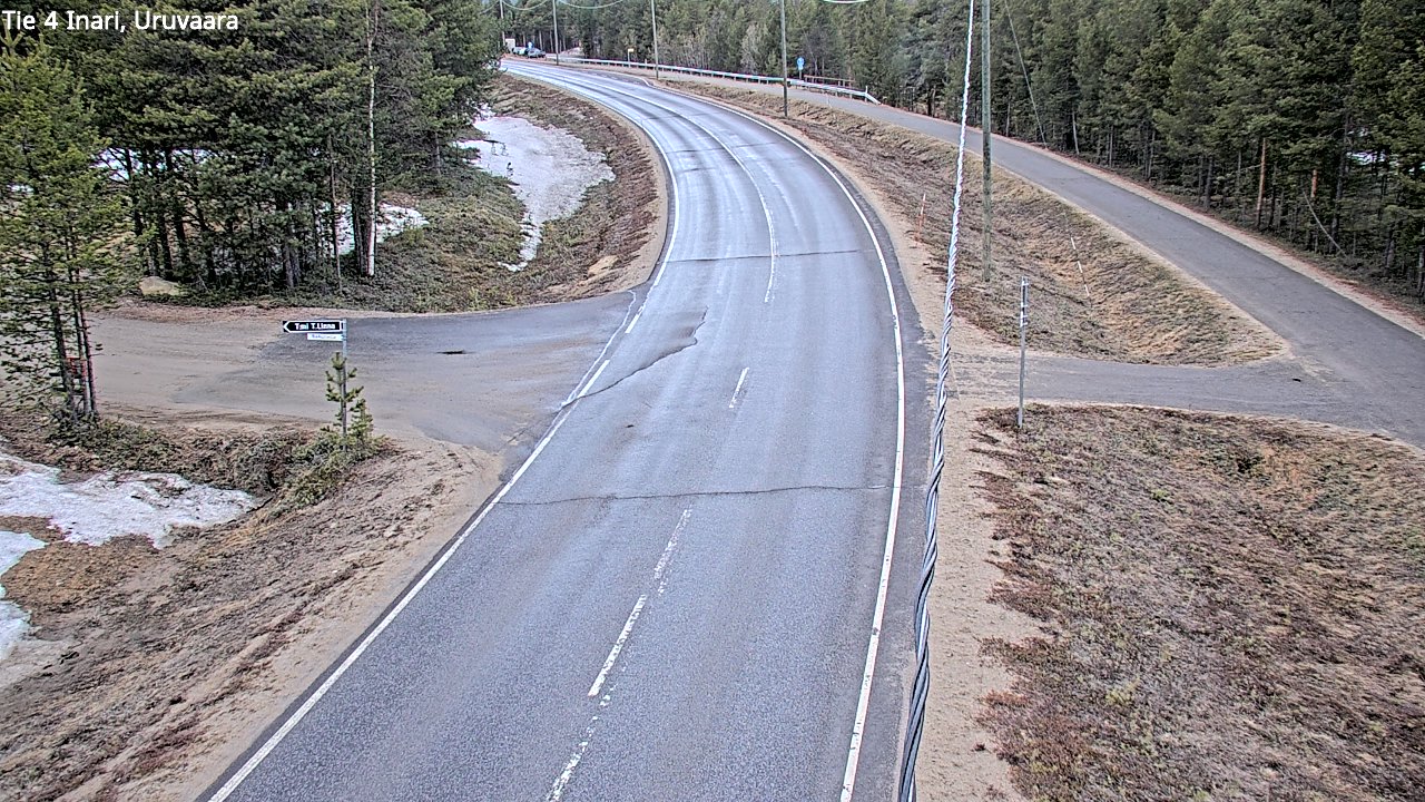 Weather Camera Image Road 4 Inari, Uruvaara, Inari, Lappi