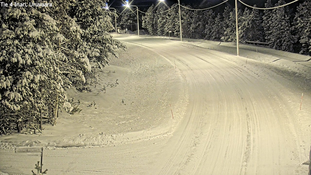 Weather Camera Image Road 4 Inari, Uruvaara, Inari, Lappi