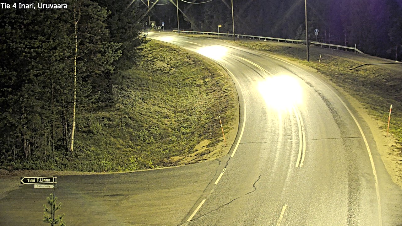 Kelikamerat Kuva Tie 4 Inari, Uruvaara, Inari, Lappi