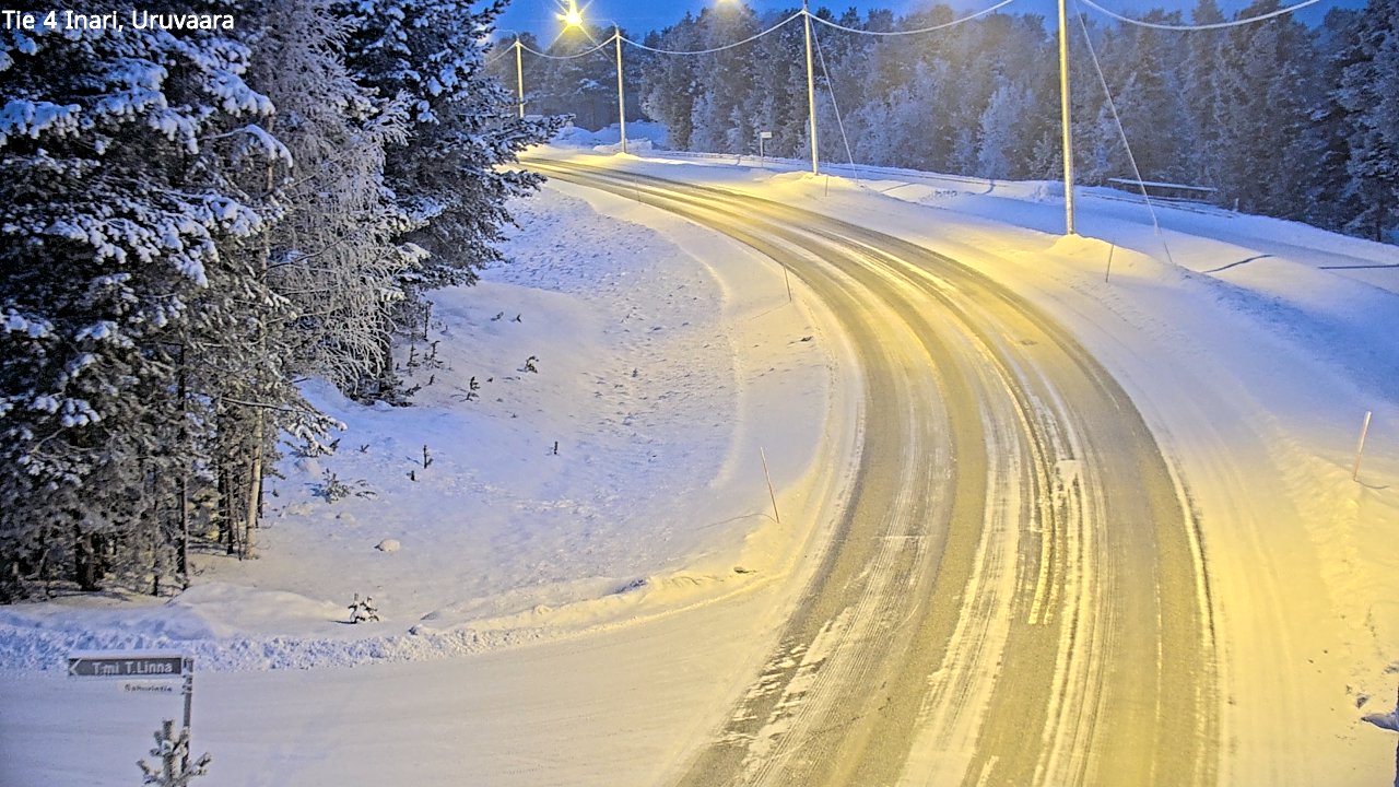 Kelikamerat Kuva Tie 4 Inari, Uruvaara, Inari, Lappi