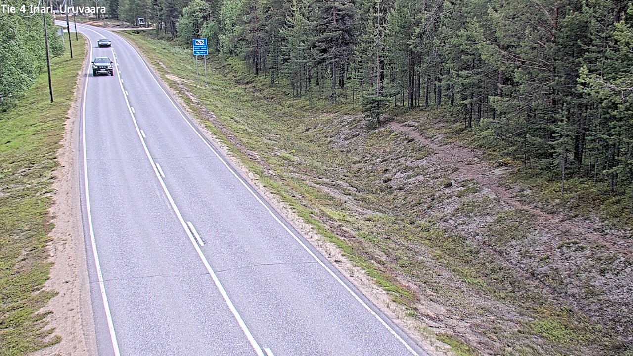 Kelikamerat Kuva Tie 4 Inari, Uruvaara, Inari, Lappi