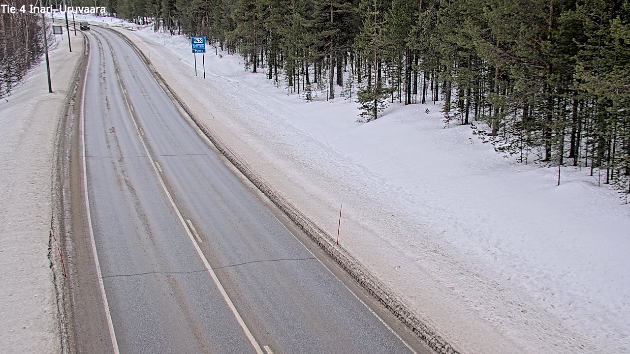 Weather Camera Image Road 4 Inari, Uruvaara, Inari, Lappi