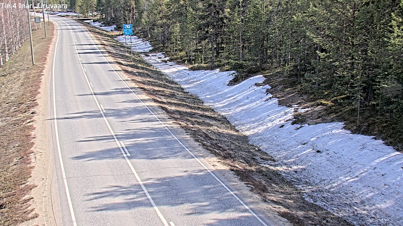 Weather Camera Image Road 4 Inari, Uruvaara, Inari, Lappi