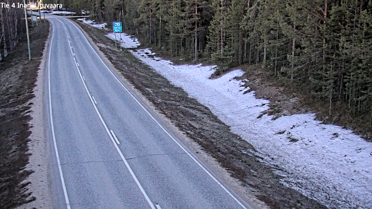 Kelikamerat Kuva Tie 4 Inari, Uruvaara, Inari, Lappi