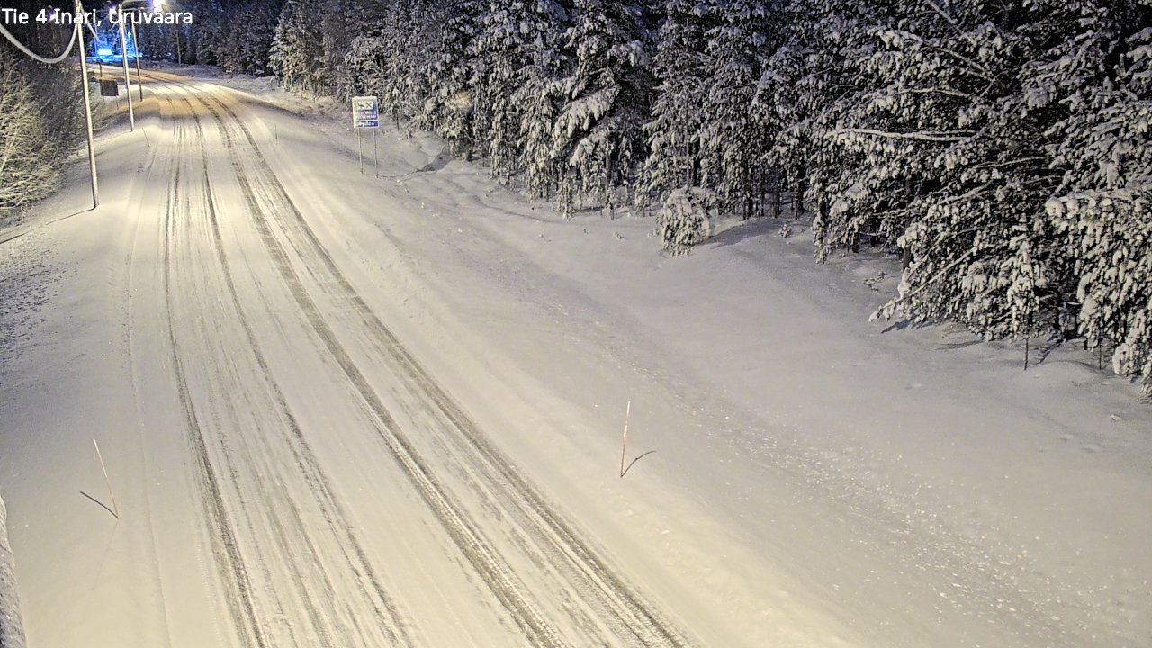 Kelikamerat Kuva Tie 4 Inari, Uruvaara, Inari, Lappi