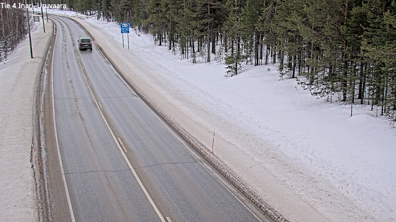 Weather Camera Image Road 4 Inari, Uruvaara, Inari, Lappi