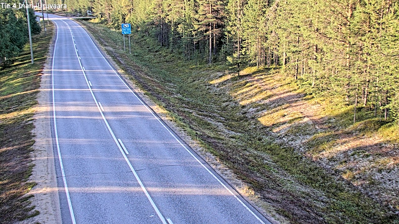 Weather Camera Image Road 4 Inari, Uruvaara, Inari, Lappi