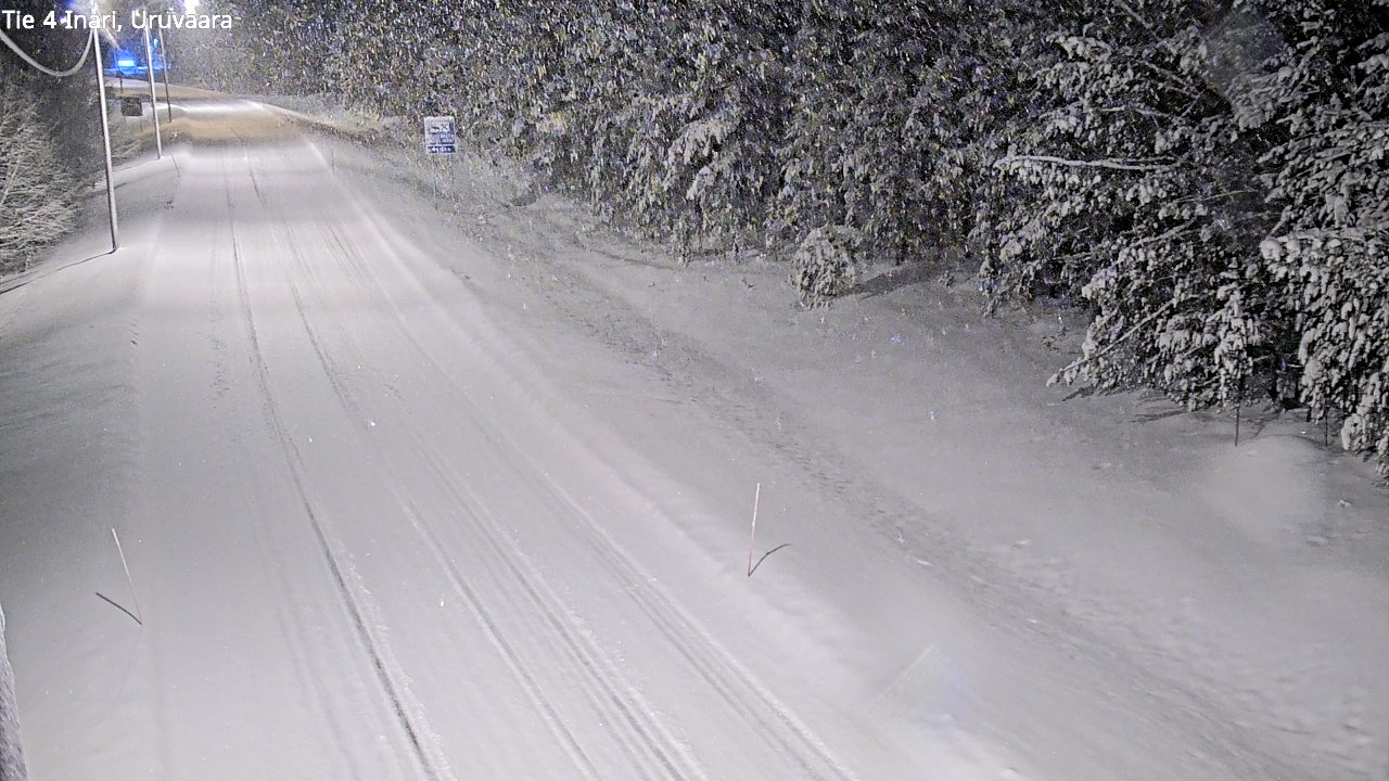 Kelikamerat Kuva Tie 4 Inari, Uruvaara, Inari, Lappi