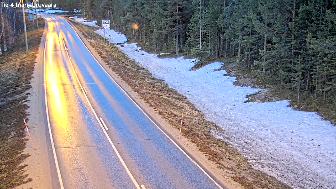 Weather Camera Image Road 4 Inari, Uruvaara, Inari, Lappi
