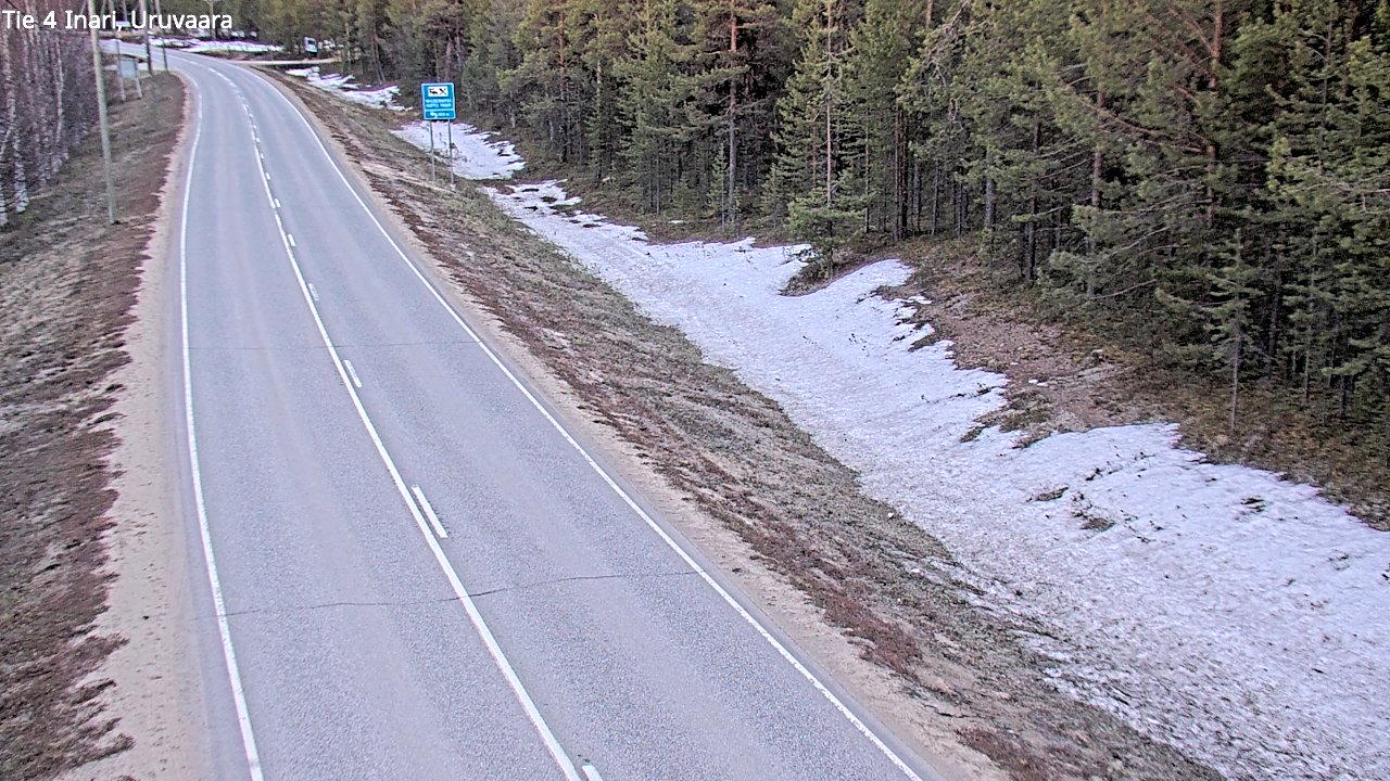 Kelikamerat Kuva Tie 4 Inari, Uruvaara, Inari, Lappi